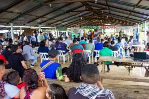 Firmantes de paz víctimas de desplazamiento forzado en Mesetas / Foto: Agencia para la Reincorporación y la Normalización.