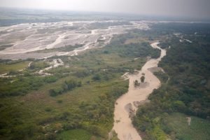 Desbordamiento del río Ariari / Foto: UNGRD
