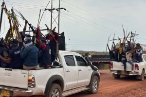 Comunidades Indígenas bloquean campos petroleros en Puerto Gaitán, Meta / Foto: UTIPEC.