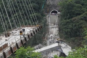 Colapso del puente Chirajara / Foto: Hernando Herrera.