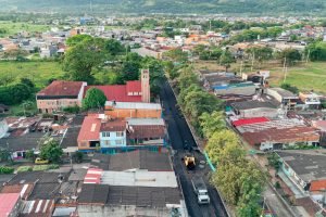 Mejoramiento de la vía Villa Juliana / Foto: Cortesía.