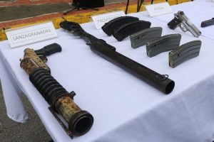 Autoridades hallan depósito ilegal de armamento en Pompeya, Villavicencio / Foto: Policía Metropolitana de Villavicencio.