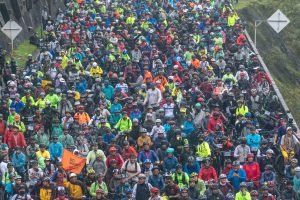 miles de pedalistas participaron de la Séptima Travesía Ciclística Bogotá - Villavicencio / Foto: Alcaldía de Villavicencio.