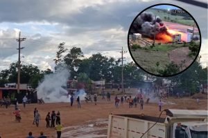 Desmanes en Puerto Gaitán / Foto: Cortesía