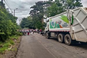 Bloqueos en vía Caños Negros, Villavicencio / Foto: ESPG