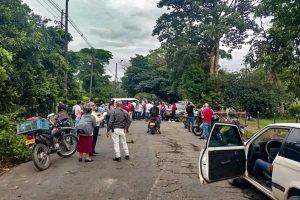 Bloqueo en Caños Negros, Villavicencio / Foto: ESPG