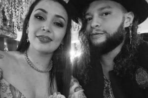 Cielo Guevara y James 'Thrasher' / Foto: Facebook.