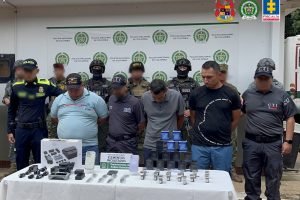 Capturan a la estructura del autodenominado frente primero de las disidencias de las Farc / Foto: Fiscalía.