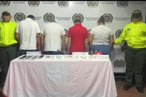 Capturan red sicarial / Foto: Policía Metropolitana de Villavicencio.