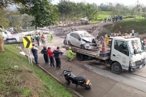 Accidente de tránsito en la vía al Llano / Foto: Coviandina.